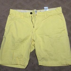 H&M Yellow Shorts 32
